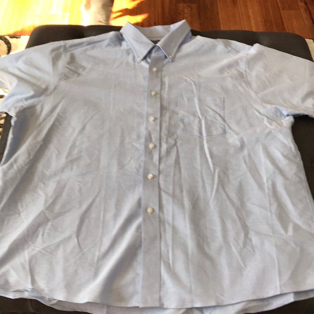 Van Heiden blue button down